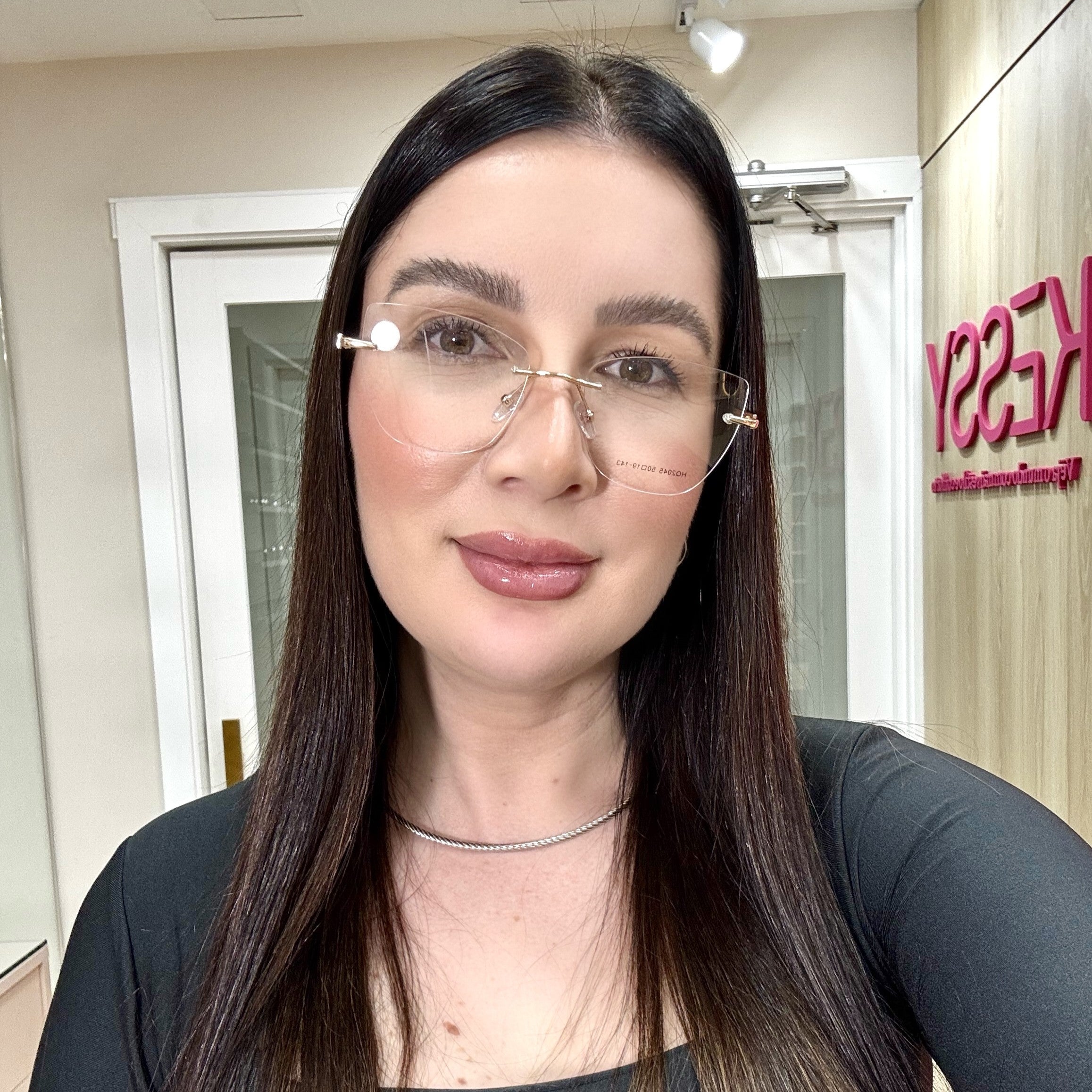 Óculos de Grau Feminino Kessy 477 Dourado